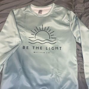 Size XL “Be the Light” Long sleeve shirt